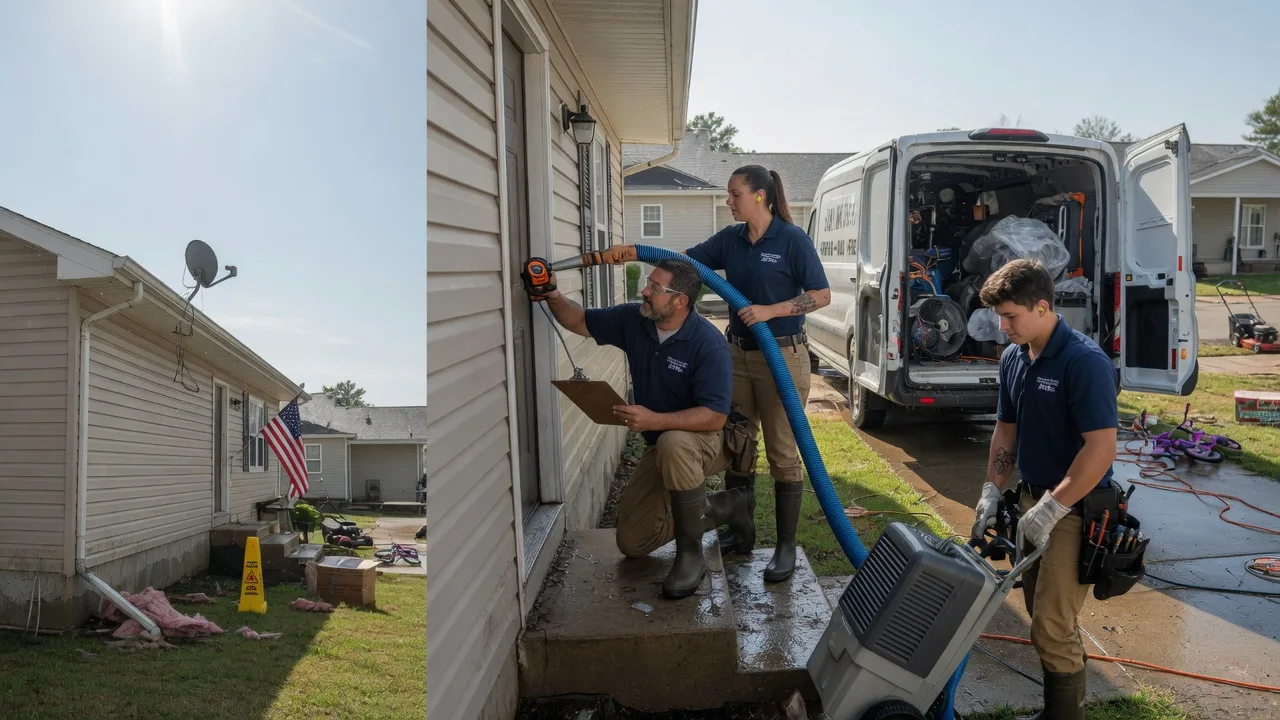 Ceiling Water Damage Restoration in Lincoln City, IN near me